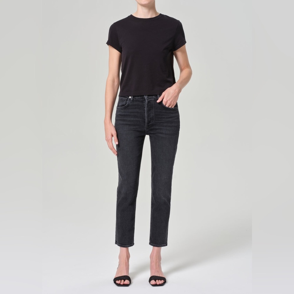 AGOLDE Riley Straight Crop Jeans Size 25